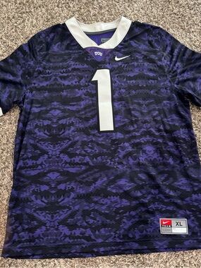 Two Nike TCU jerseys